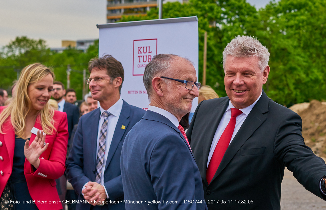 11. Mai 2017 - Grundsteinlegung für die LOGE und dem Kulturquadrat in Neuperlach